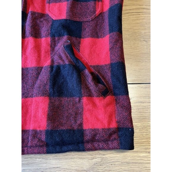 Woolrich Mackinaw Buffalo Plaid Wool Full Zip Hunting Jacket 124 - Men's Vintage - Picture 7 of 16